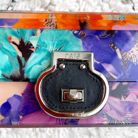 RAFE New York Crossbody Melissa Clutch/Crossbody Multi Color Acrylic Clutch - Picture 3 of 14